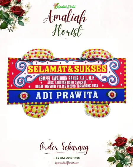 Papan Bunga Ucapan Selamat Takome